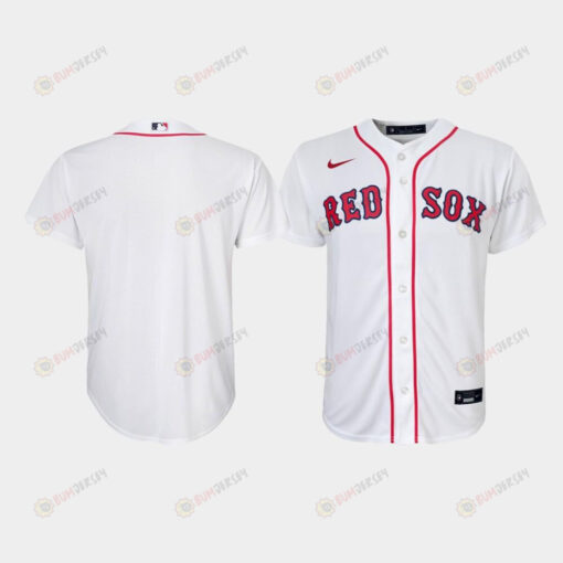 Youth Boston Red Sox White Home Jersey Jersey