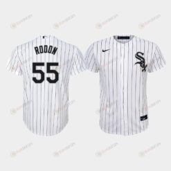 Youth Chicago White Sox Carlos Rodon 55 White Home Jersey Jersey