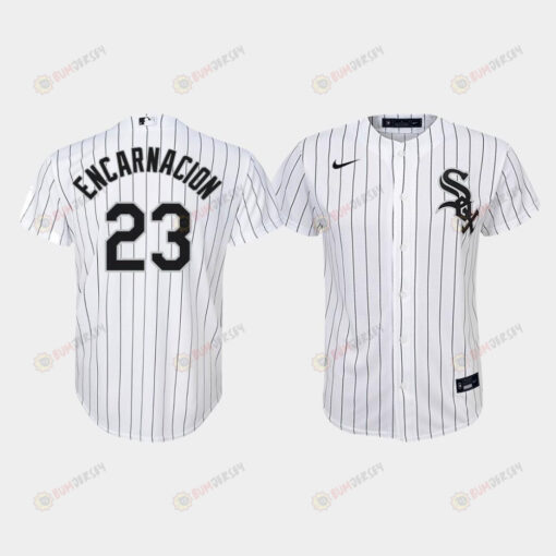 Youth Chicago White Sox Edwin Encarnacion 23 White Home Jersey Jersey