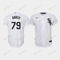 Youth Chicago White Sox Jose Abreu 79 White Home Jersey Jersey
