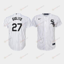 Youth Chicago White Sox Lucas Giolito 27 White Home Jersey Jersey