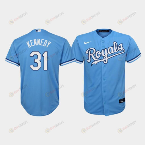 Youth Kansas City Royals Ian Kennedy 31 Light Blue Alternate Jersey Jersey