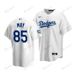Youth Los Angeles Dodgers Dustin May 85 2020 World Series Champions Home Jersey White