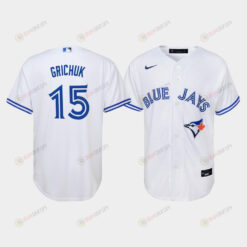 Youth Toronto Blue Jays Randal Grichuk 15 White Home Jersey Jersey