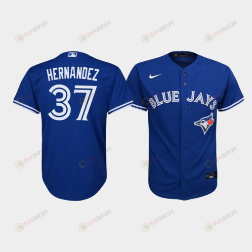 Youth Toronto Blue Jays Teoscar Hernandez 37 Royal Alternate Jersey Jersey