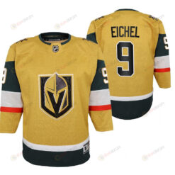 Youth Vegas Golden Knights Jack Eichel 9 2023 Alternate Gold Jersey Jersey