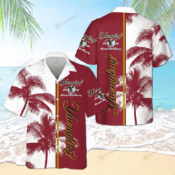 Yuengling Palm Pattern Summer Hawaiian Shirt