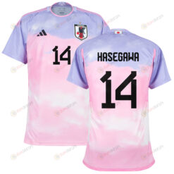 Yui Hasegawa 14 Japan Women's National Team 2023-24 World Cup Away Men Jersey