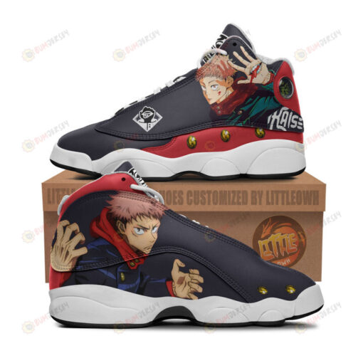 Yuji Itadori Shoes Jujutsu Kaisen Anime Air Jordan 13 Shoes Sneakers