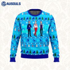 Yuri on Ice The Top 3 Ice Skaters Ugly Sweaters For Men Women Unisex