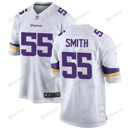 Za'Darius Smith 55 Vikings Game Men Jersey - White Jersey