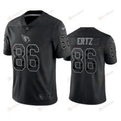 Zach Ertz 86 Arizona Cardinals Black Reflective Limited Jersey - Men