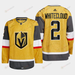 Zach Whitecloud 2 Vegas Golden Knights Gold Jersey 2023 Home