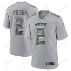 Zach Wilson New York Jets Atmosphere Fashion Game Jersey - Gray
