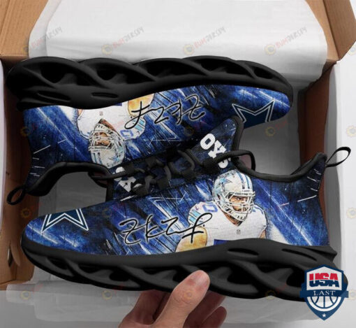 Zack Martin Dallas Cowboys 3D Max Soul Sneaker Shoes