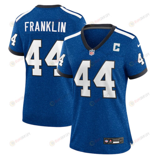 Zaire Franklin 44 Indianapolis Colts Indiana Nights Alternate Game Women Jersey - Royal