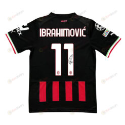 Zlatan Ibrahimovi? 11 Signed AC Milan 2022/23 Home Men Jersey - Red/Black