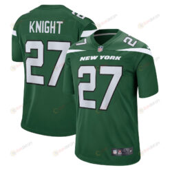 Zonovan Knight New York Jets Game Player Jersey - Gotham Green
