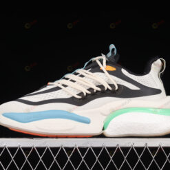 adidas Alphaboost V1 Chalk White/Pulse Mint/Screaming Orange Shoes Sneakers