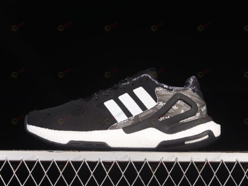 adidas Day Jogger Boost Black/White/Black Shoes Sneakers