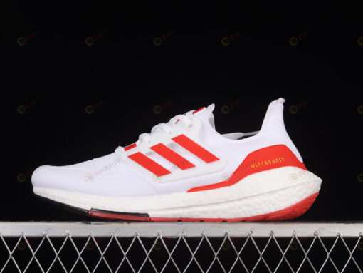 adidas UltraBoost 22 Cloud White/Vivid Red Shoes Sneakers