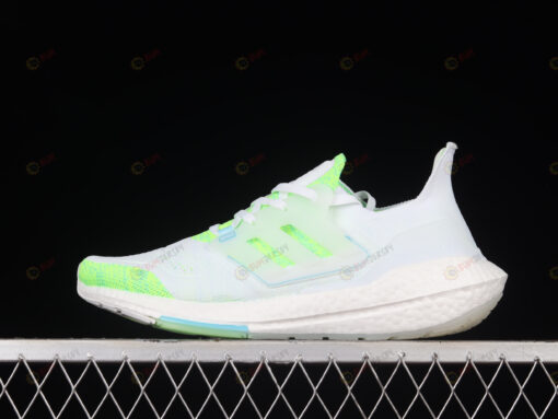 adidas Ultraboost 22 Cloud White/Light Green Shoes Sneakers