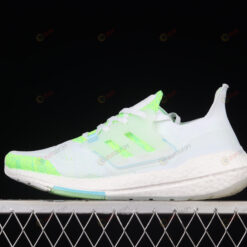 adidas Ultraboost 22 Cloud White/Light Green Shoes Sneakers