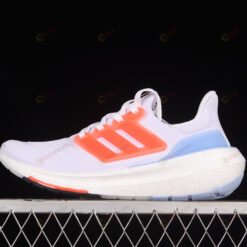 adidas Ultraboost Light Cloud White / Solar Red Shoes Sneakers