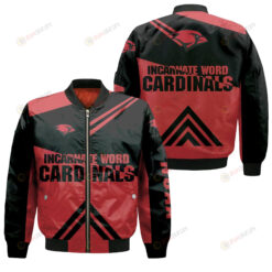 incarnate word cardinals Football Bomber Jacket 3D Printed - Stripes Cross Shoulders