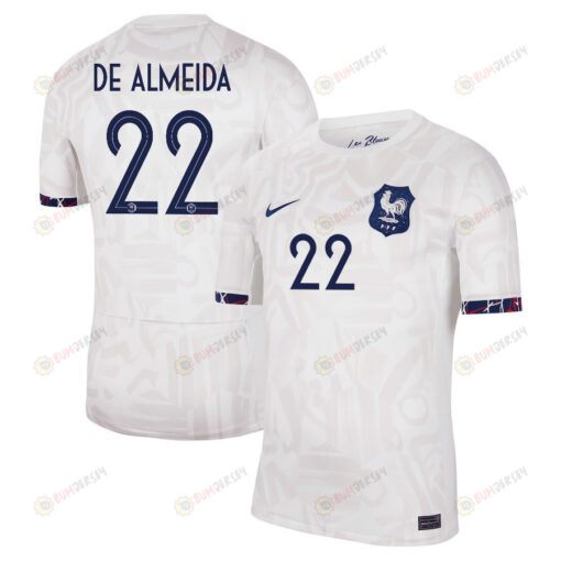 ???lisa De Almeida 22 France Women's National Team 2023-24 Away Men Jersey