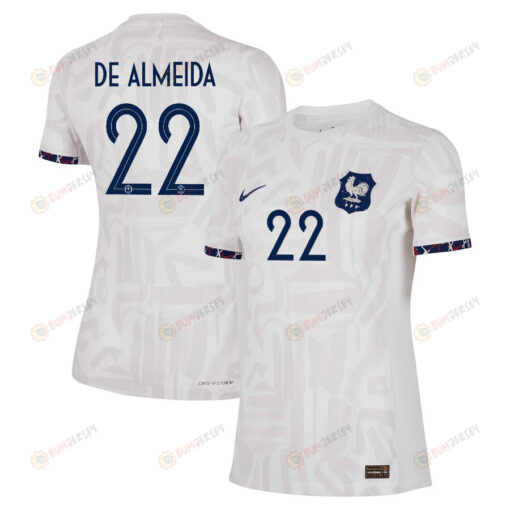 ???lisa De Almeida 22 France Women's National Team 2023-24 World Cup Away Women Jersey