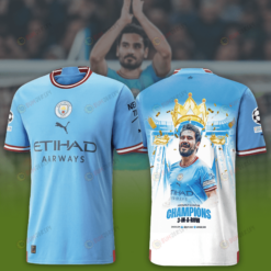 ?lkay G?ndo?an Manchester City King Of Champions League 2022/23 Home Printing Jersey