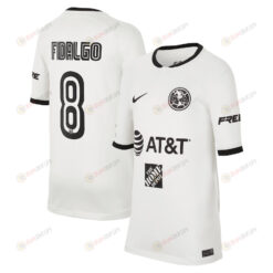 ?lvaro Fidalgo 8 Club America Youth 2022/23 Third Jersey - White