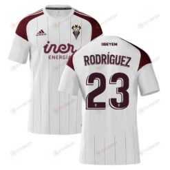 ?lvaro Rodr?guez 23 Albacete 2022-23 Home Jersey - White