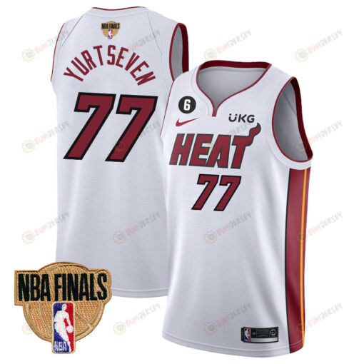 ?mer Yurtseven 77 Miami Heat Final Champions 2023 Swingman Jersey - White