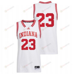 rayce Jackson-Davis 23 White Indiana Hoosiers 2022 College Basketball Reverse Retro Jersey