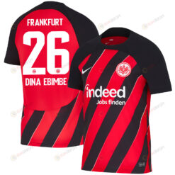 ?ric Junior Dina Ebimbe 26 Eintracht Frankfurt 2023-24 Home Men Jersey - Red