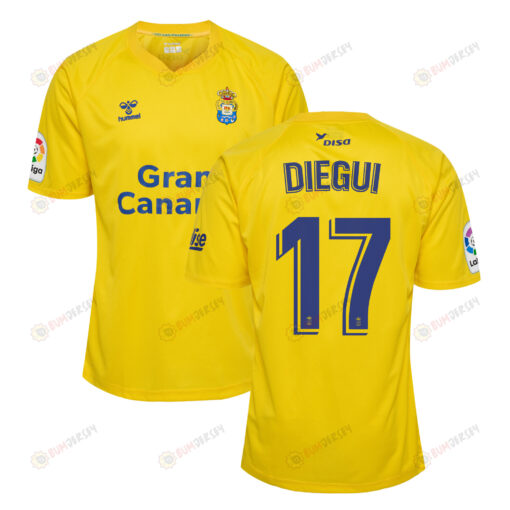 ?scar Clemente 17 UD Las Palmas 2022-23 Home Jersey - Yellow