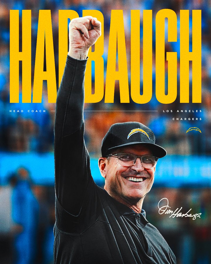 Jim Harbaugh Announces Move to Los Angeles Chargers as Head Coach